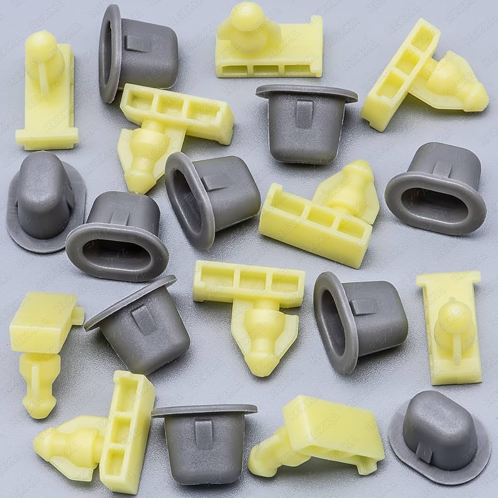 Amazon.com: Rexka 10 Sets Wheel Well Opening Moulding Clips